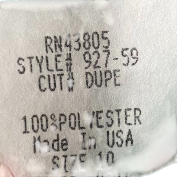 Joan Walters Aqua Blue Two Piece Dress Jacket Set Size 10 Vintage Minimalist - Picture 4 of 11